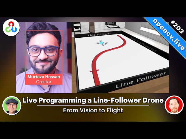 Live Programming a Line-Follower Drone: From Vision to Flight