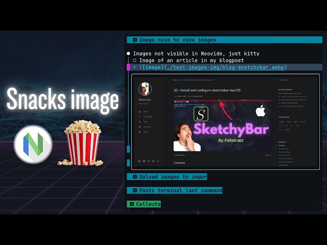 Images in Neovim - Setup for Snacks Image and Comparison with Image.nvim