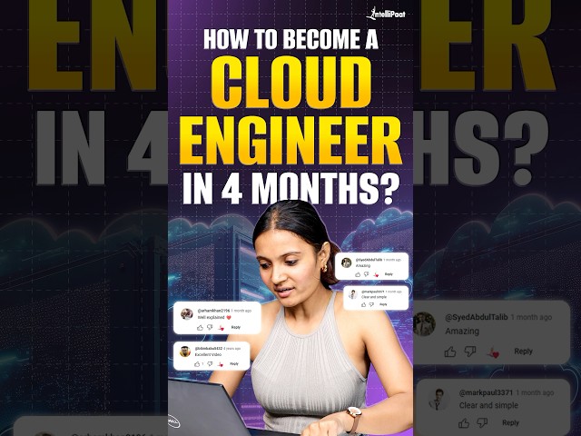 How to Become a Cloud Engineer in Just 10 Months!(Step-by-Step Guide) | Intellipaat #shorts #shorts