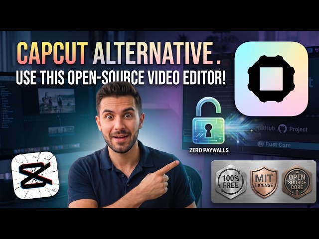 CapCut Alternative! Try This Free Open Source Video Editor #OpenCut #github 