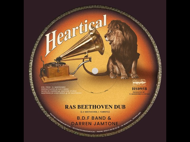 B.D.F Band & Darren Jamtone "Ras Beethoven in Dub" (Ras Beethoven Riddim by BDF) - Heartical Label