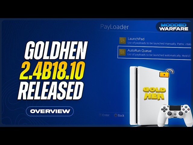 New GoldHEN 2.4b18.10 Released for PS4 (Overview & Setup)