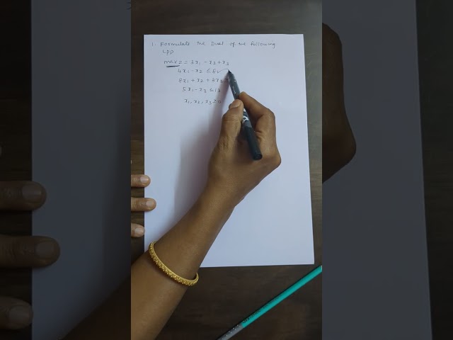 LPP Duality Explained | Step-by-Step Introduction for Students in tamil