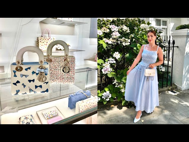 Summer Luxury Shopping In London- Louis Vuitton Boutique Opening & New Dior Bags & Shoes🩵