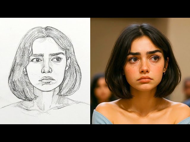 One Pencil Drawing | Loomis Method Drawing | drawing tutorial 