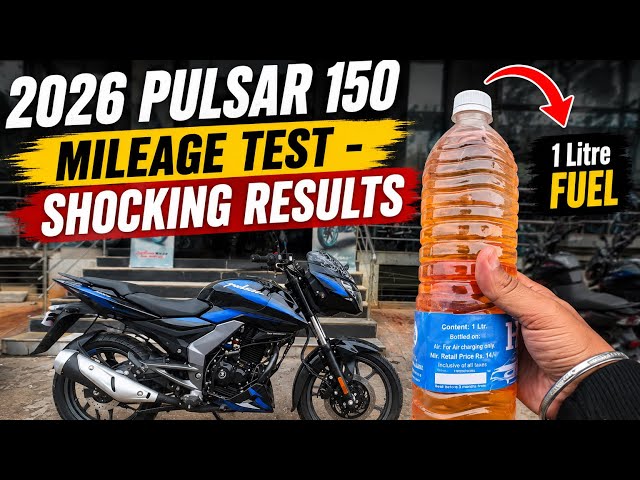 2026 Pulsar 150 Mileage Test – How Many KM in 1 Litre? 😱