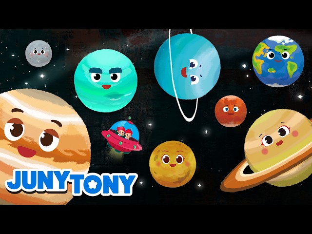 The Solar System 🌌🌞 | The Eight Planets 🪐 | Space Song | Planet Song | Science For Kids | JunyTony
