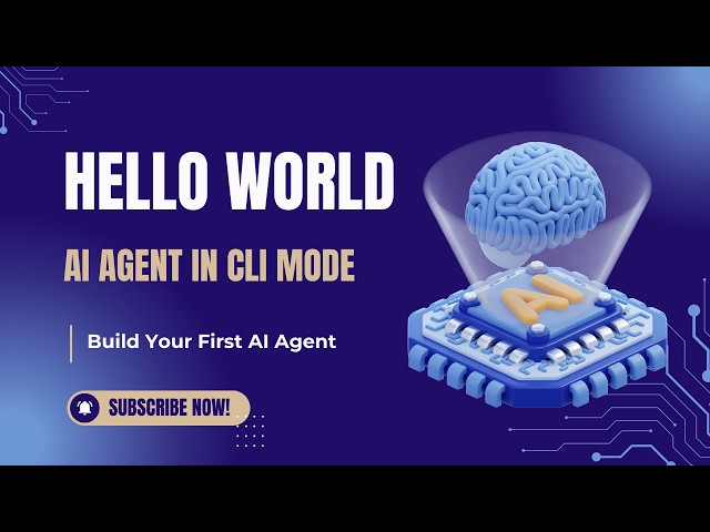 Build Your First AI Agent in 2 Minutes — Hello World with OE Runtime (CLI Mode)
