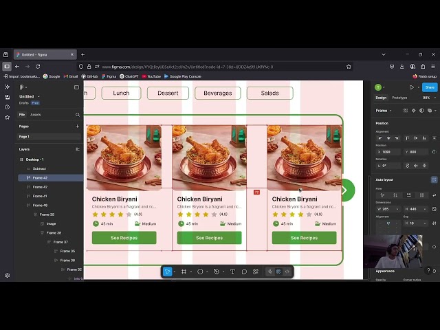Day 1 Ui/UX design Food Fusion #viral #uiuxdesign #design #food