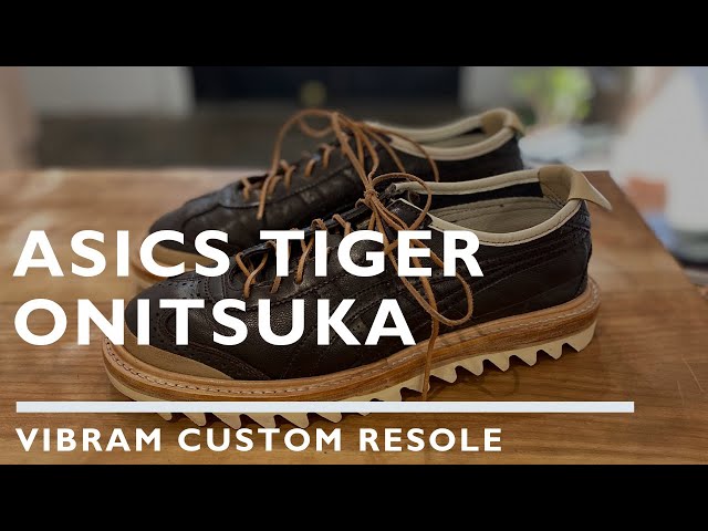 Custom Asics Tiger Onitsuka with Vibram Ripple sole