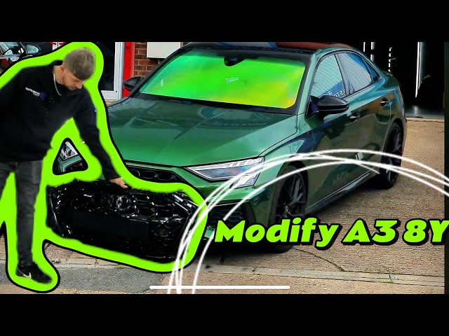 Modifying Audi A3/S3 8Y Upgrades (RS Honeycomb style grille)