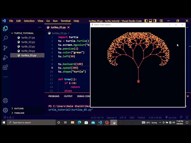 Python | Turtle Tutorial | best graphics design