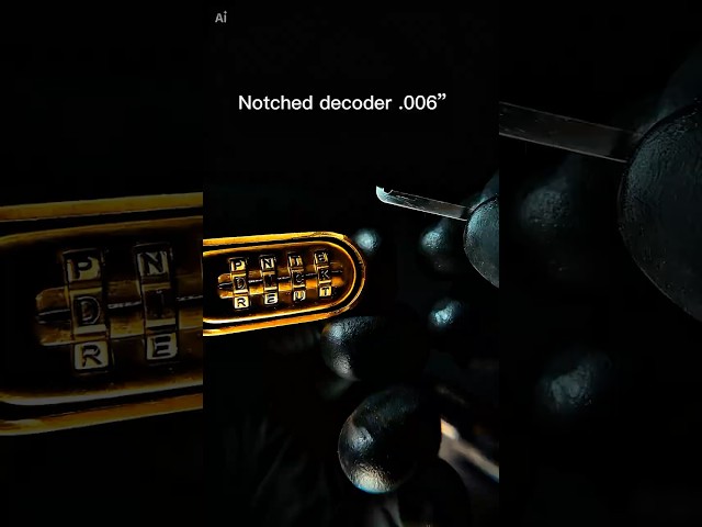 Using the Notched Decoder on Covert Companion PRO #lockpicking #covertentry #edc #security #survival