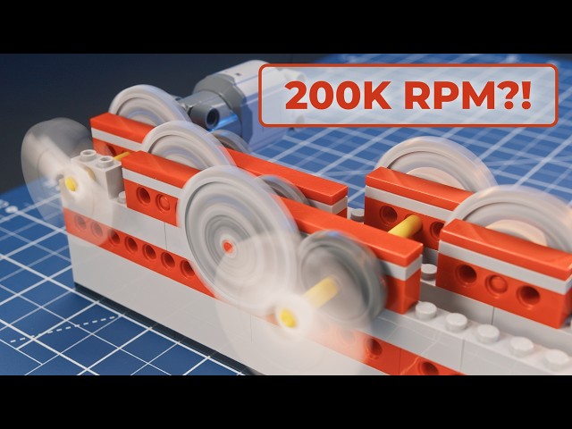 200,000 RPM from One LEGO Motor?!