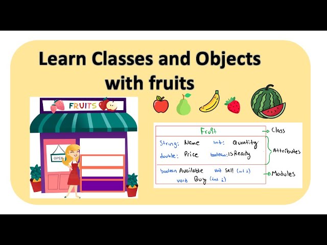 Learn Classes and Objects in Java with Apples and Pears