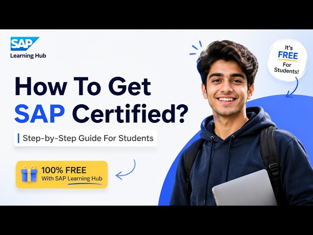 SAP Certification in 2026! | Free For Students | SAP Learning Hub