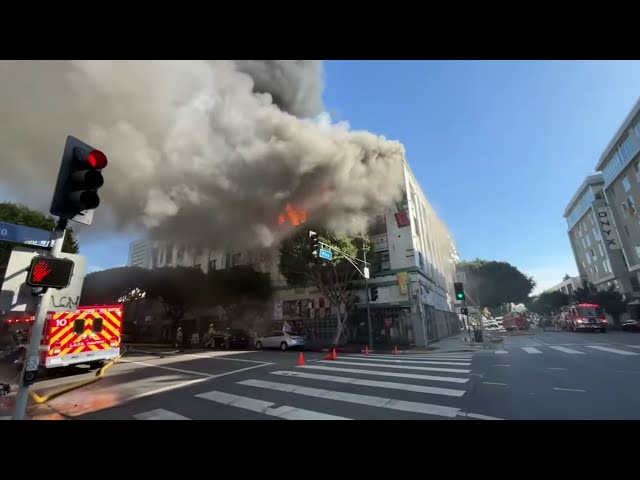 LAFD: Historic Downtown Los Angeles Building Destroyed by Fire | December 26, 2024