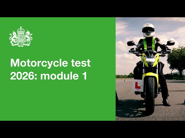 Motorcycle test 2026 - module 1: official DVSA guide
