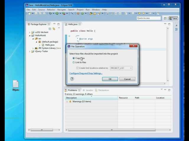 How to use IO.java