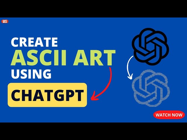 Create ASCII Art Using ChatGPT Under 2 Minutes!🤯 (watch now)