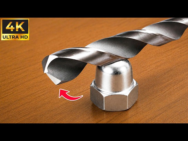 Sharpen drill bits precisely without special skills! A useful drill bit sharpening tool