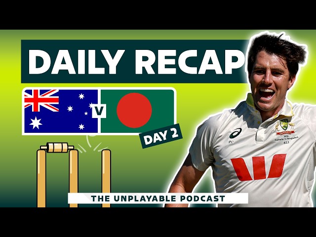 Mackay Day 2: Aussies way too good on way to another two-day Test | Unplayable Podcast