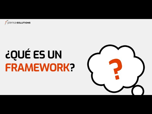 What is a framework?