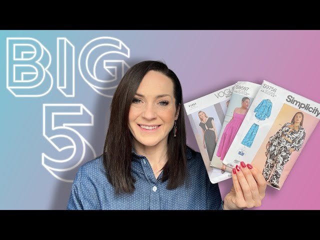 ALL the Commercial SEWING Patterns I own || Big 4 / Big 5 || How many have I sewn?