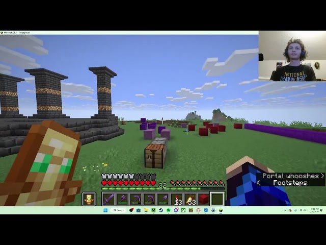 Minecraft java playing my forever world