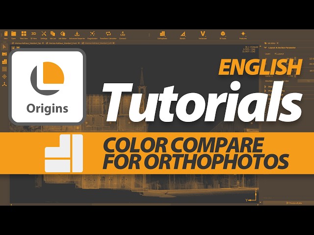 Color Compare for Orthophotos in PointCab Origins 4.3