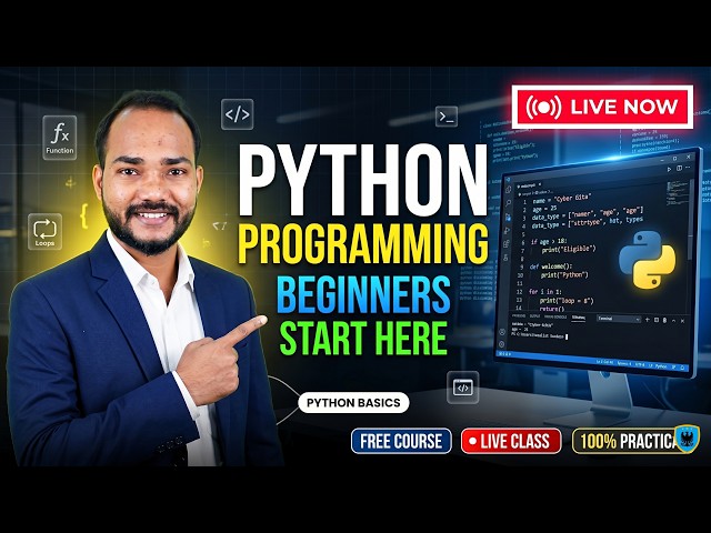 Python Programming for Beginners | Interpreter, Variables, Data Types, Operators