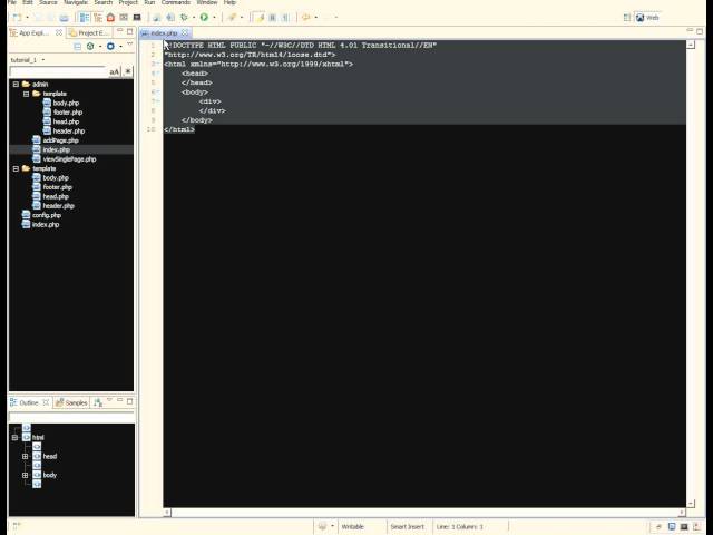 1. Creating a simple website with PHP and MySQL