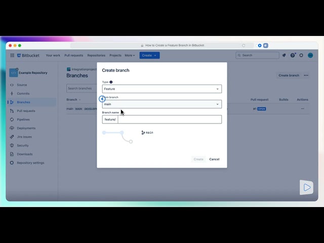 How to Create a Feature Branch in Bitbucket (Step-by-Step)