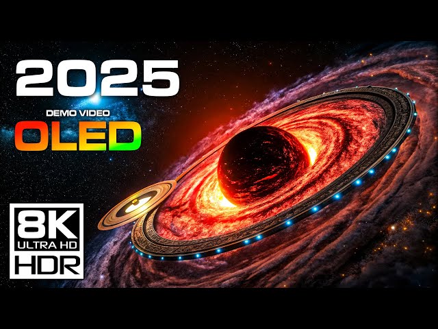 Exploring Space 2025 | Interstellar OLED HDR Dolby Vision 60FPS Deep Black