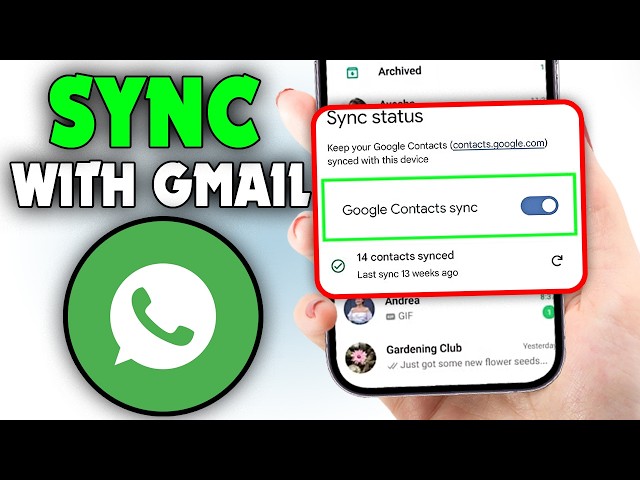 How to Sync Whatsapp Contacts with Gmail (2026)
