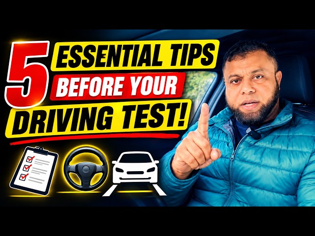 5 Essential Tips You Need Before Your Driving Test!✅