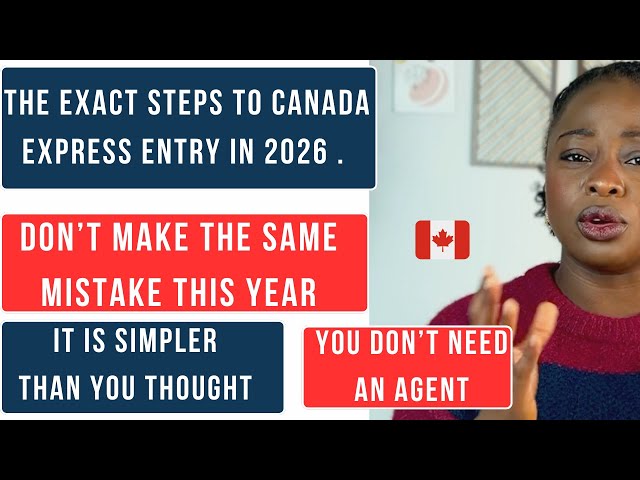 THE EXACT STEPS TO CANADA EXPRESS ENTRY IN 2026 || THE EASIEST WAY TO CANADA PR. 🇨🇦