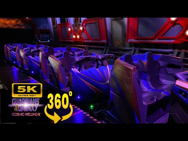Guardian of the Galaxy: Cosmic Rewind (Everybody Wants To Rule The World) | EPCOT | 360 5K POV