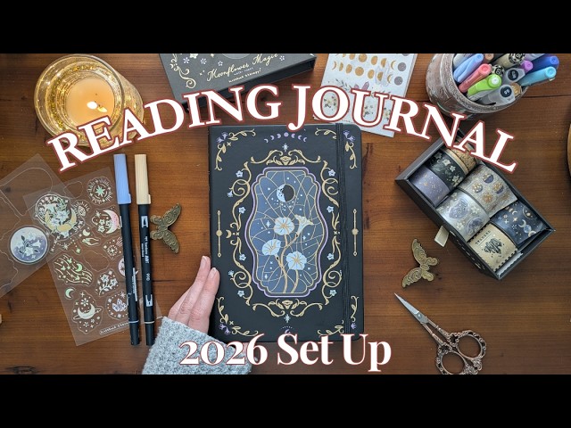 2026 Reading Journal Set Up | 8 Yearly Spreads