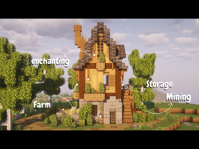 The PERFECT Minecraft Starter House Has Everything You Need