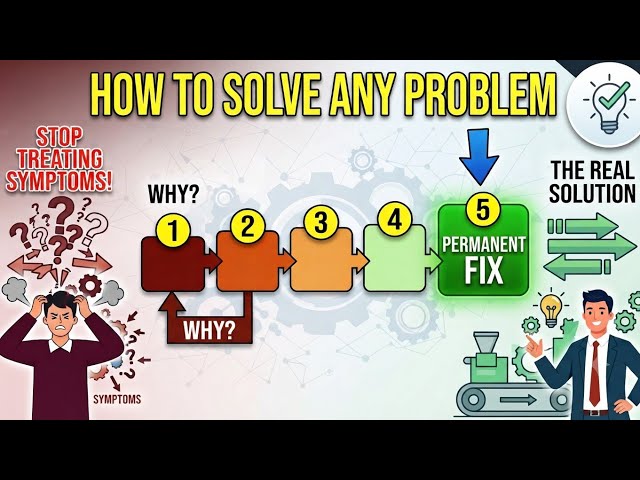 How to Fix Any Problem Permanently (The 5 Whys Method)