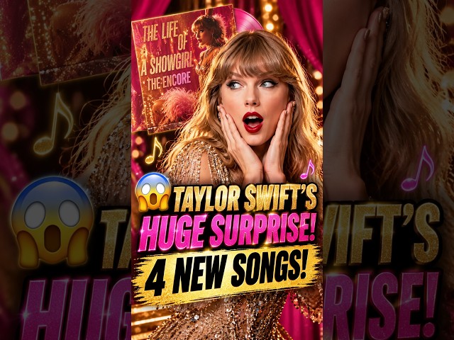 😱 TAYLOR SWIFT’S HUGE SURPRISE! 4 NEW SONGS! #TaylorSwift