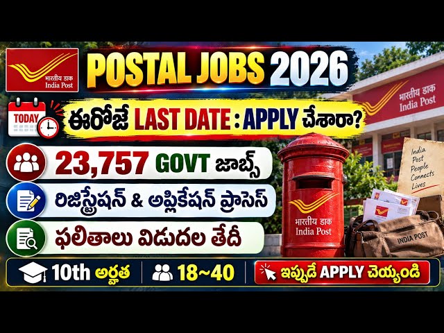 Postal GDS Notification 2026 Apply Online | Postal GDS Notification 2026 | How To Apply For Posta...
