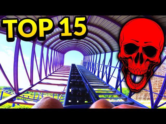 15 Scariest Roller Coasters - Energylandia 2025 (4K) (Zator, Poland) GoPro HERO 13