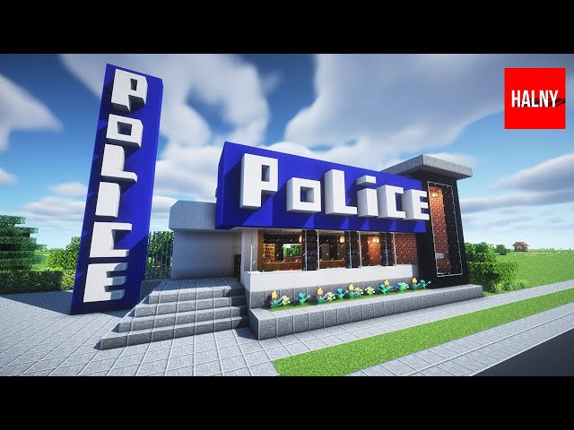 Police Station in Minecraft - Tutorial