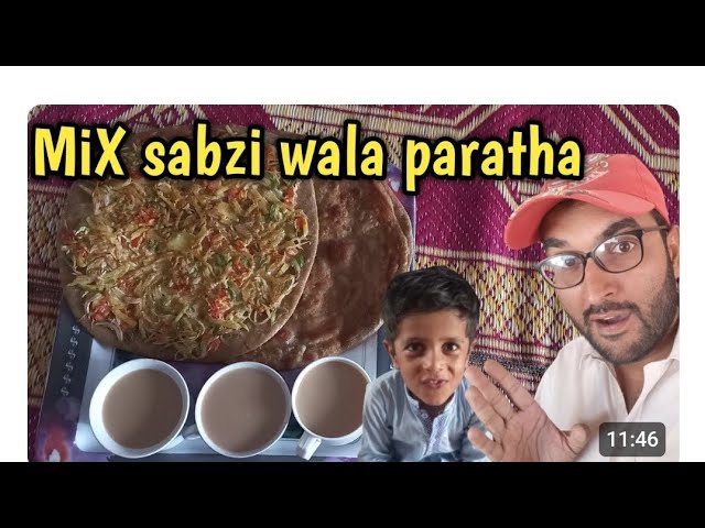 My morning routine work ❤️_ Aj banaya mix sabzi wala paratha _ breakfast time 🥰
