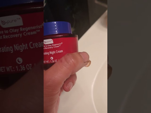 b pure hydrating night cream #skincare