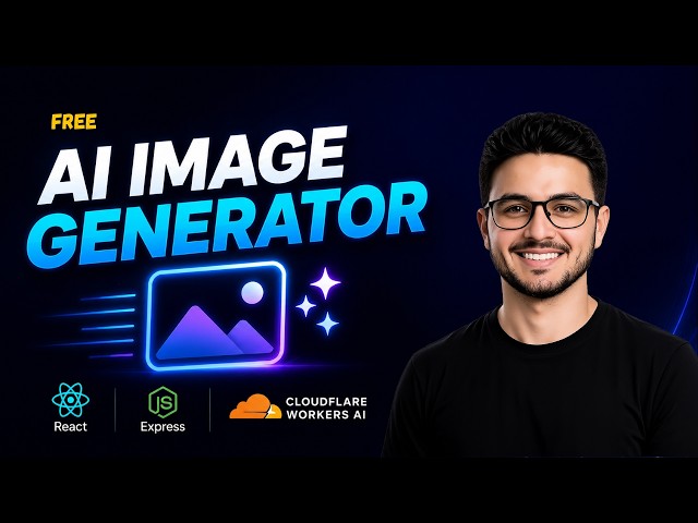 Build a 100% Free AI Image Generater Web App (React + Cloudflare AI)