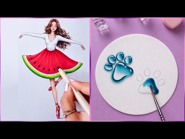 11 Easy Creative Art Hacks When You’re Bored || Art Ideas || painting for Beginners || Drawing