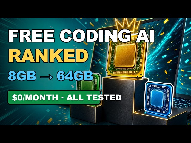 Free Local Coding AI at Every Budget — I Tested Them All on One Mac (8GB to 64GB)